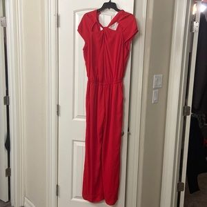 Large Red Jumper with pockets.